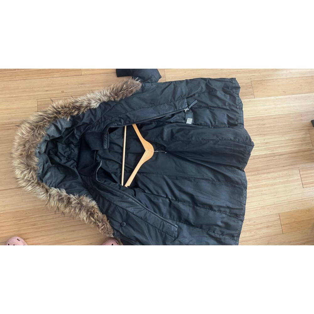 Mackage Kay Black Down Puffer Parka with Fur Trim | Women’s - Picture 11 of 11